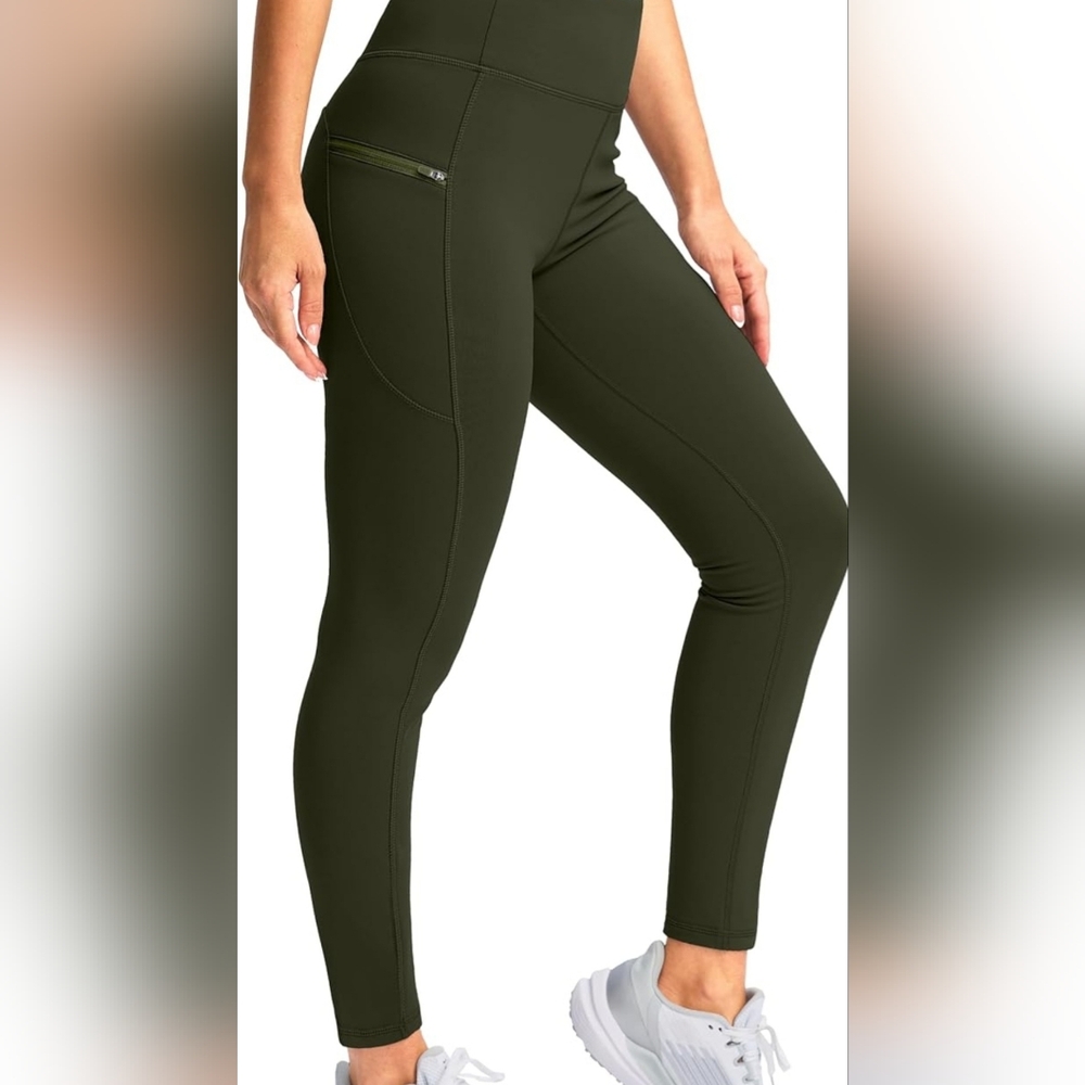 WoMENS BLACK Fleece Lined Leggings SHAPEWEAR NeW Size Small